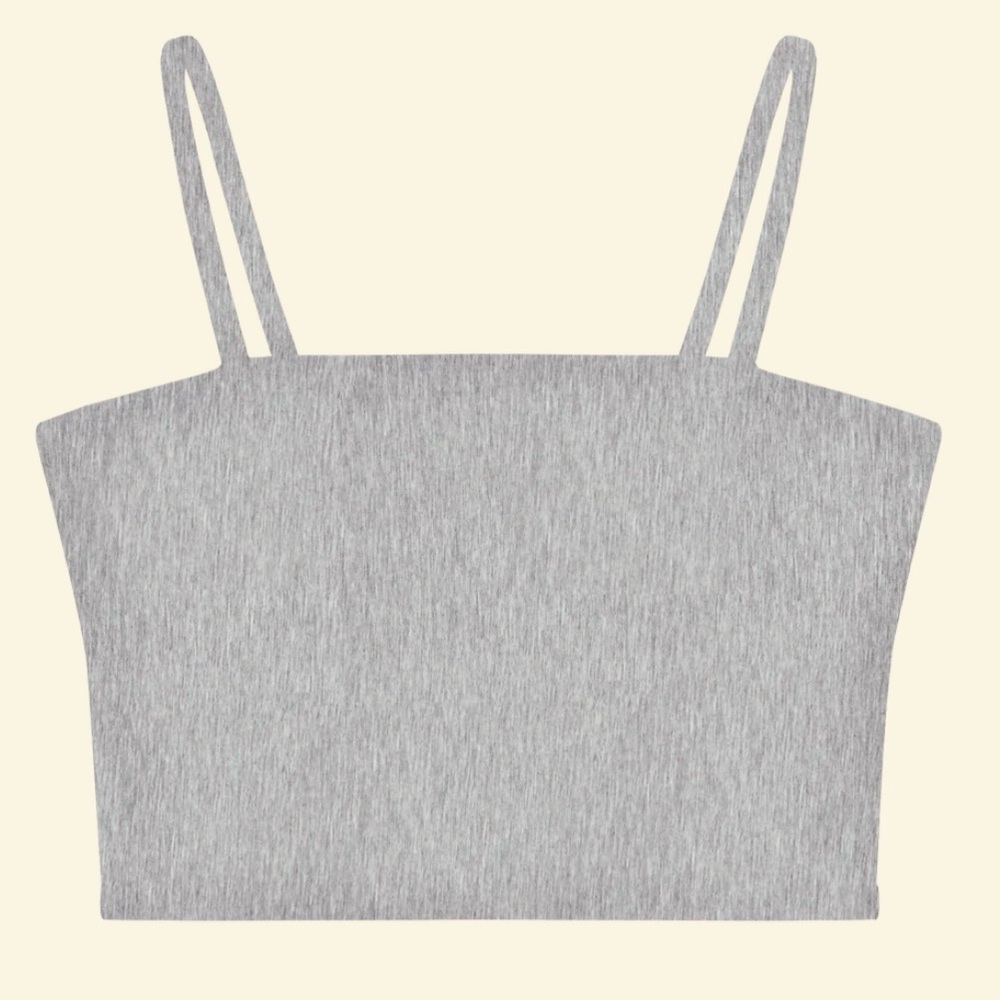 NWT Hu-ha Tata Crop Cami in Gray